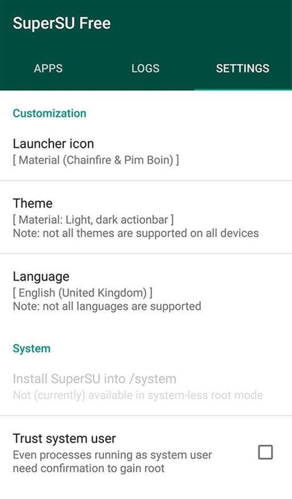 Как пропатчить super su через adb android